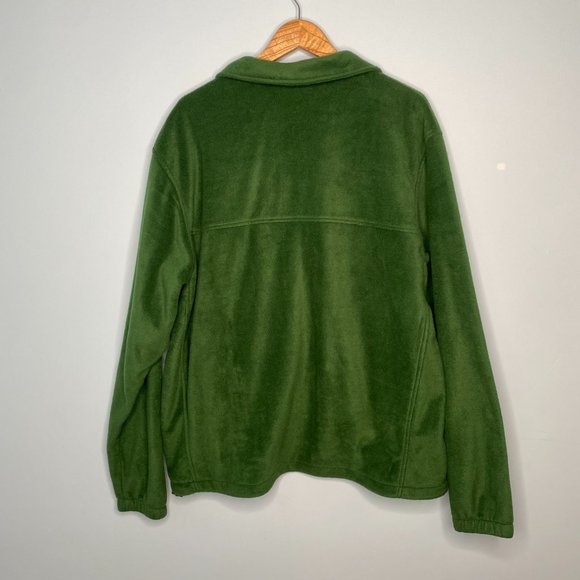 Columbia Granite Mountain Men's Full Zip Fleece Sweatshirt Jacket Green Size XL - Picture 9 of 10